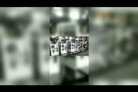 四色印刷開槽大聯(lián)動，圓壓圓模切視頻